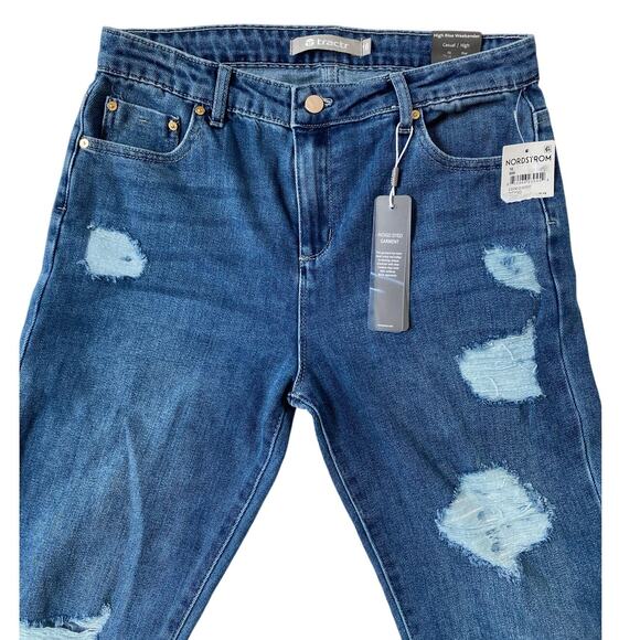 Tractr jeans High Rise Weekender‎ Jeans Casual Indigo Girls 16 NWT - Picture 2 of 12